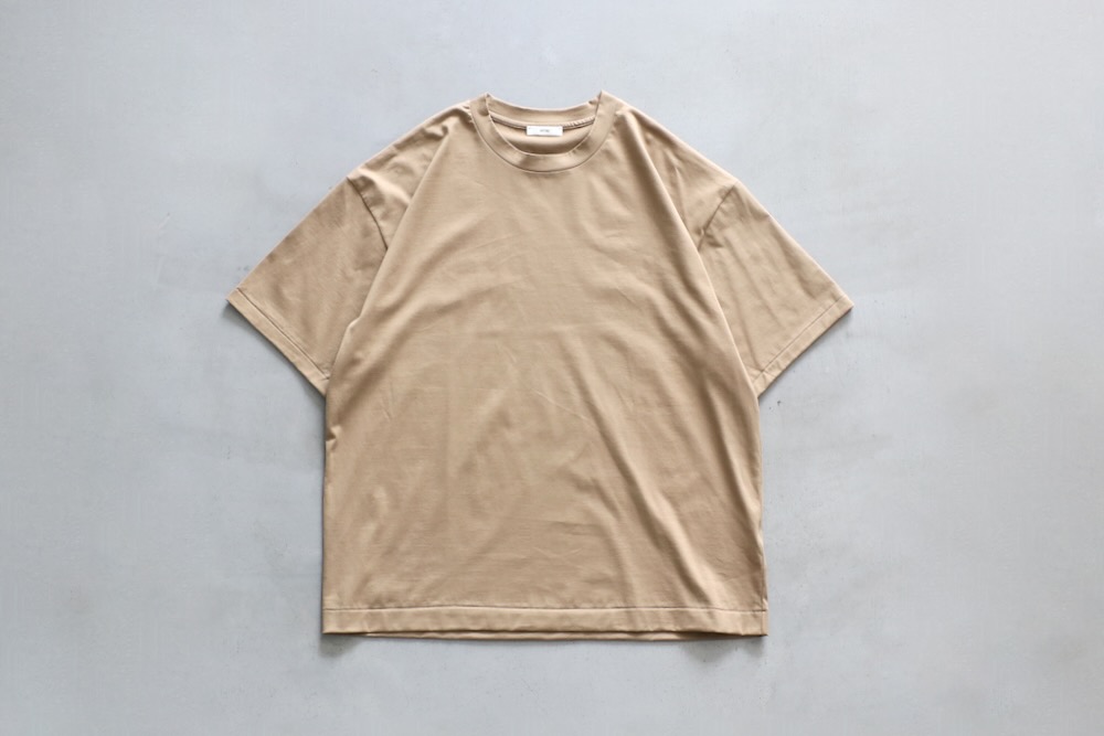 ATON - ATON エイトン / SUVIN SHORT SLEEVE Tシャツ 02 SUVIN 60/2 | CAP SLEEVE PULLOVER – ATON | エイトン