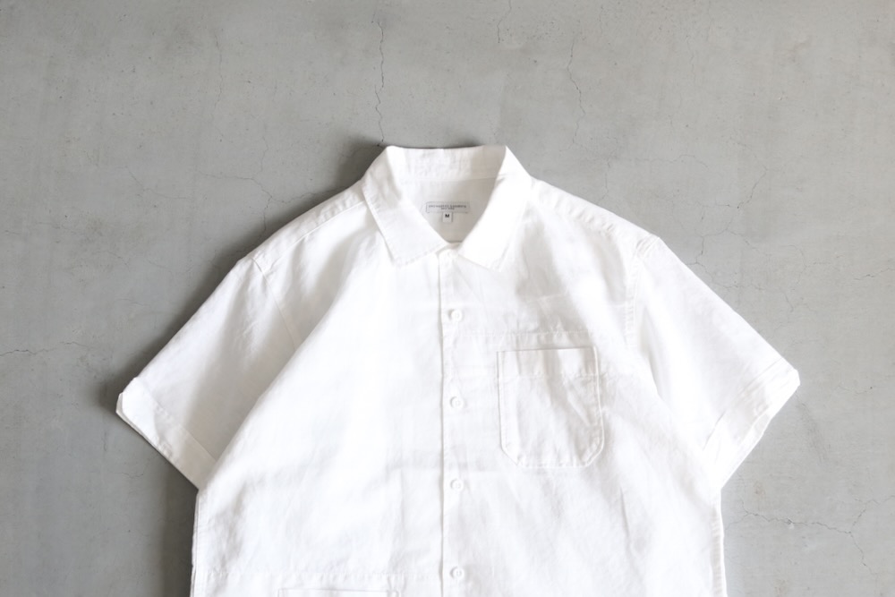 エンジニアードガーメンツ キャンプシャツ 半袖 白 ENGINEERED GARMENTS/エンジニアドガーメンツ】Camp Shirt