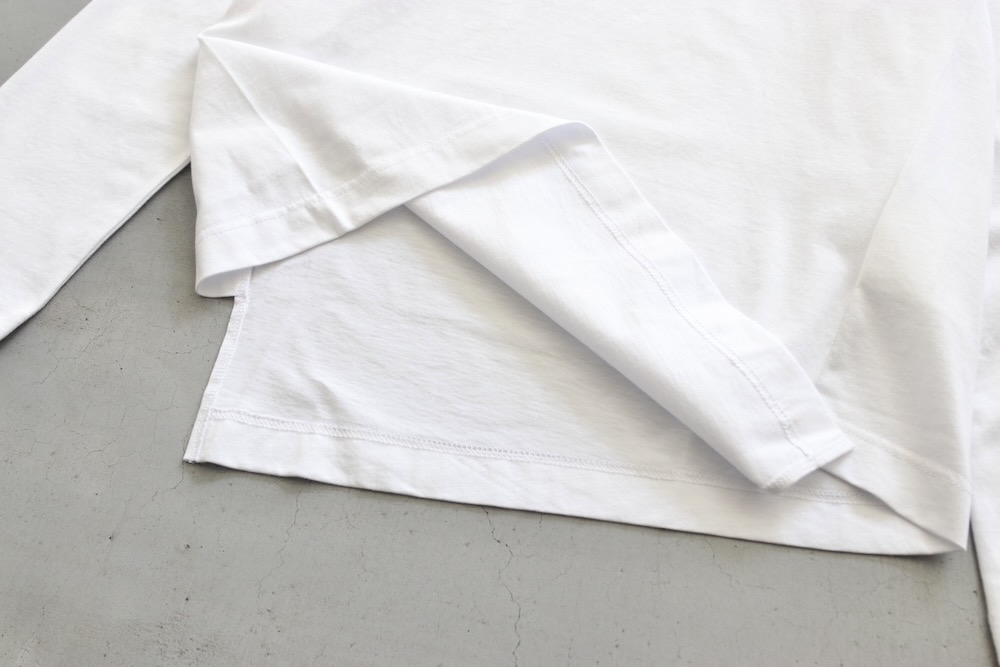 COMME des GARCONS SHIRT(���� �� ����륽�� �����) "Bias Cotton Jersey Plain L/S TEE FO-T015-051"