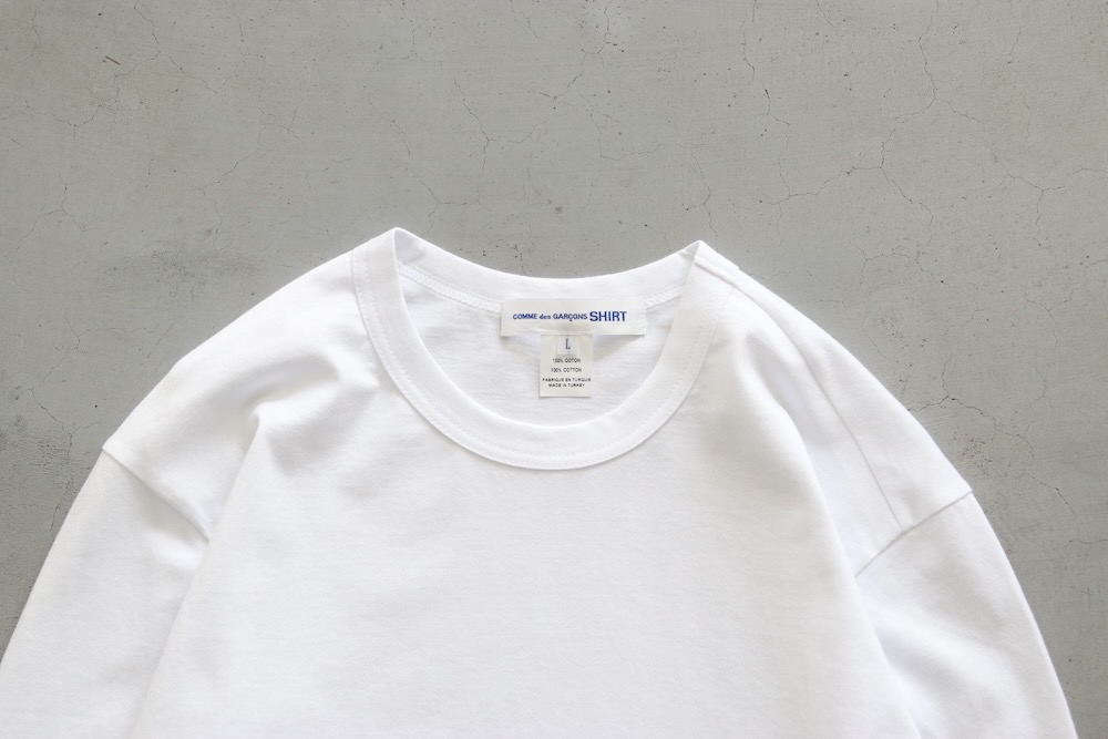 Jupe Comme des Garçons M ホワイト 長袖Tシャツ　パール COMME des GARCONS コムデギャルソン AZ-T308 MENS LONG SLEEVE
