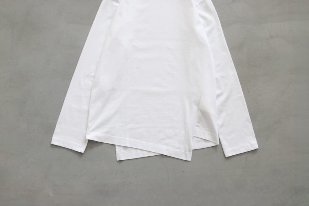 COMME des GARCONS SHIRT(���� �� ����륽�� �����) "Bias Cotton Jersey Plain L/S TEE FO-T015-051"