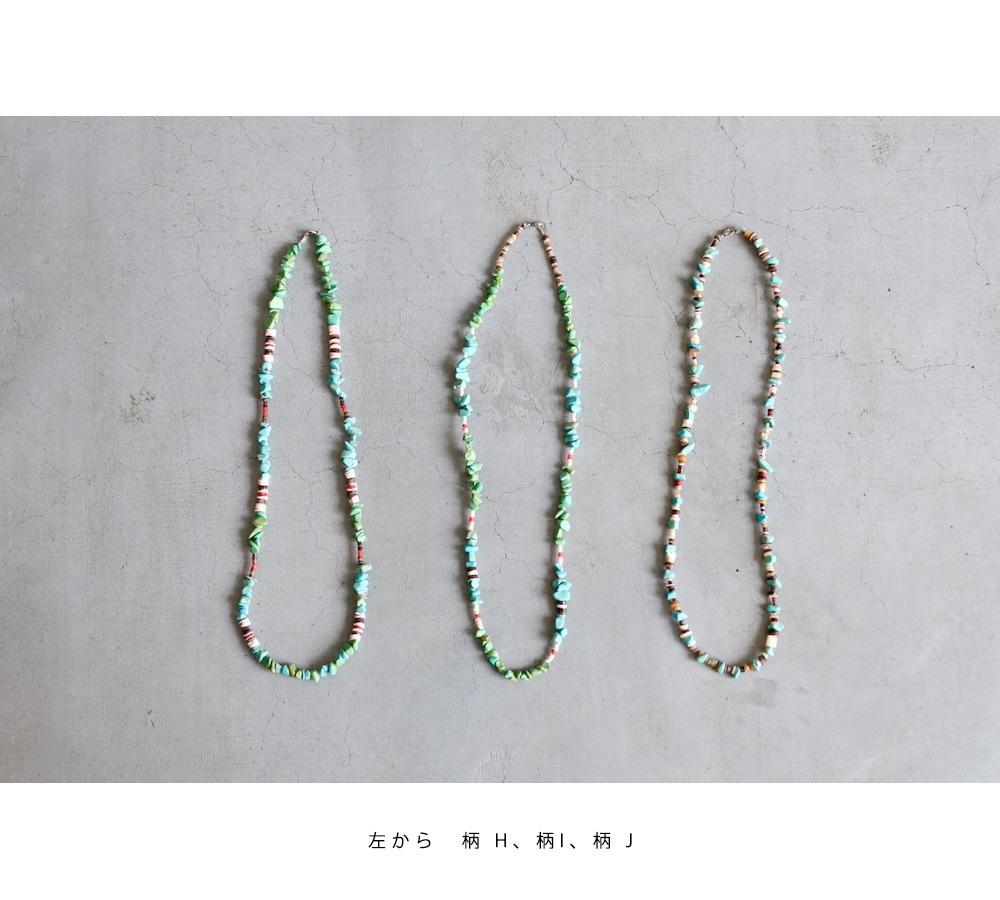 Indian Jewelry (����ǥ����� ���奨�꡼) "Navajo Beads Necklace 60cm -ERICKA NICOLAS BEGAY-"