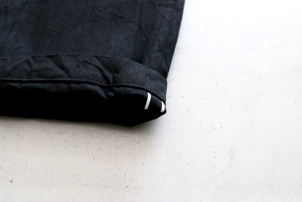 WOMEN'STOUJOURSʥȥ塼ˡBack String Waist Overalls - 14OZ. SELVAGE CLASSIC DENIM CLOTH (BLACK)