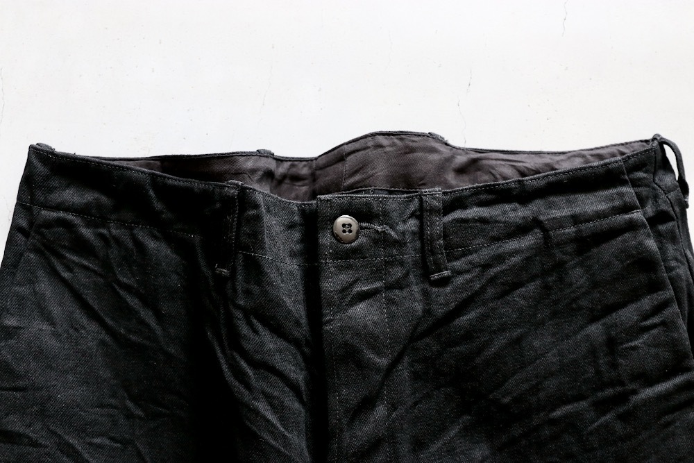 WOMEN'STOUJOURSʥȥ塼ˡBack String Waist Overalls - 14OZ. SELVAGE CLASSIC DENIM CLOTH (BLACK)