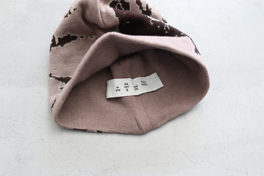 BAL(Х) "JACQUARD SOFT BEANIE HAT"