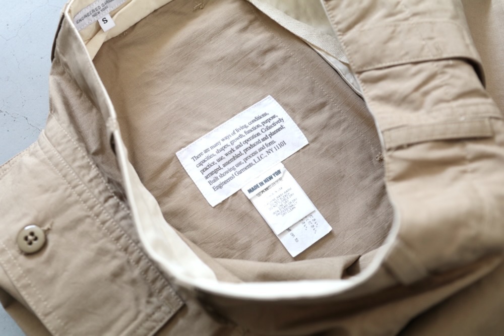 Engineered Garments (���󥸥˥����ɥ�������) "Fatigue Short  - Cotton Ripstop - "