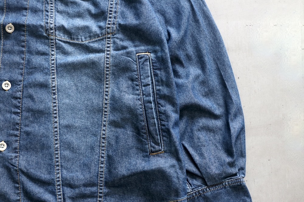 FreshService(�ե�å��奵���ӥ�) " N/C TECH DENIM TRUCKER SHIRT"