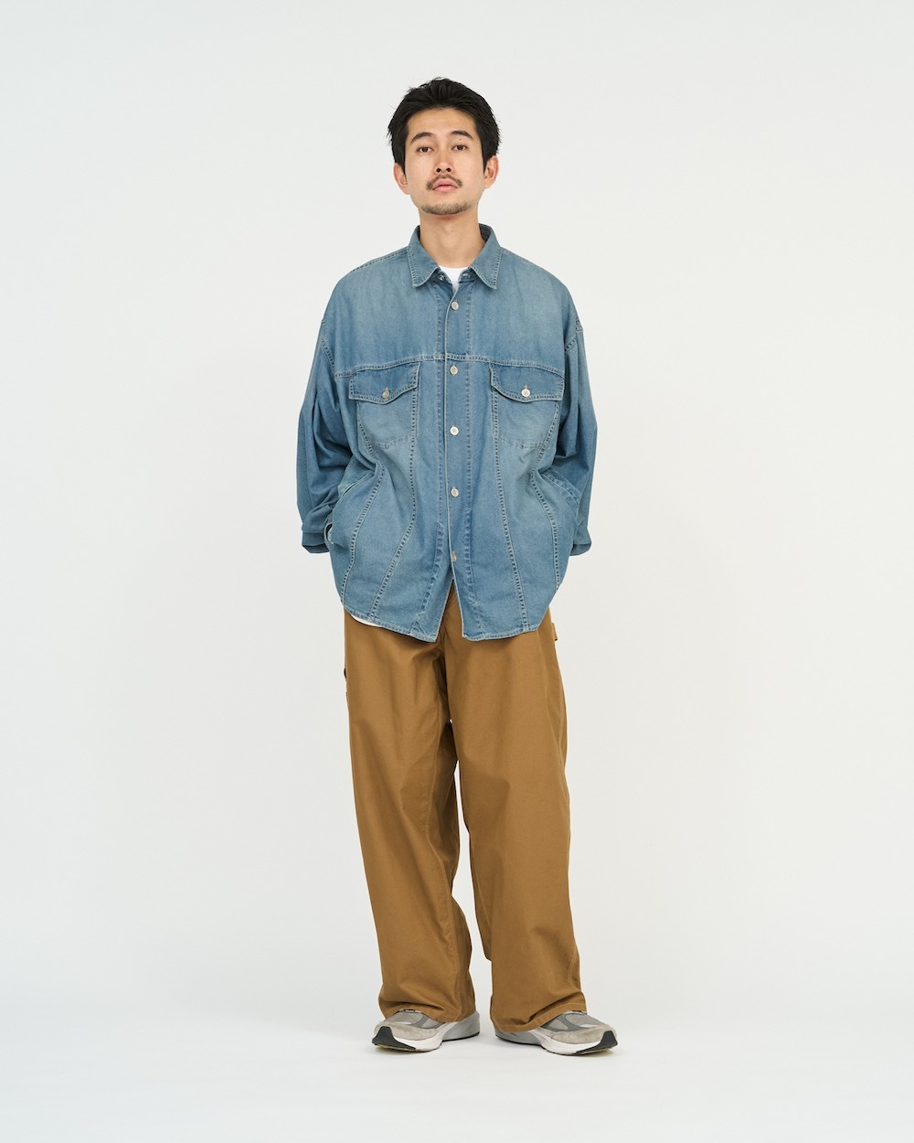 FreshService(�ե�å��奵���ӥ�) " N/C TECH DENIM TRUCKER SHIRT"
