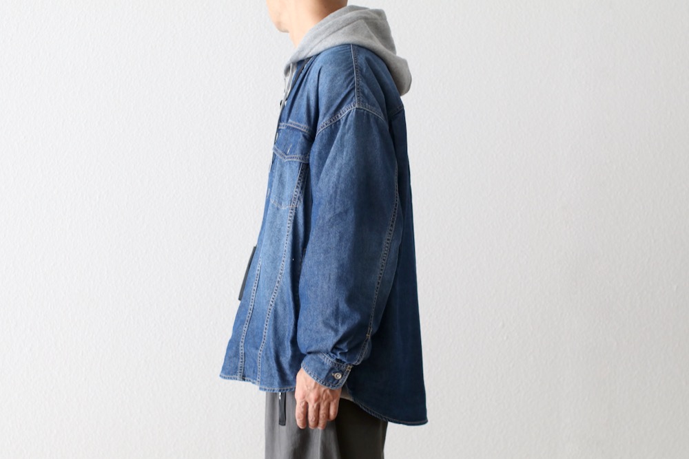 FreshService(�ե�å��奵���ӥ�) " N/C TECH DENIM TRUCKER SHIRT"