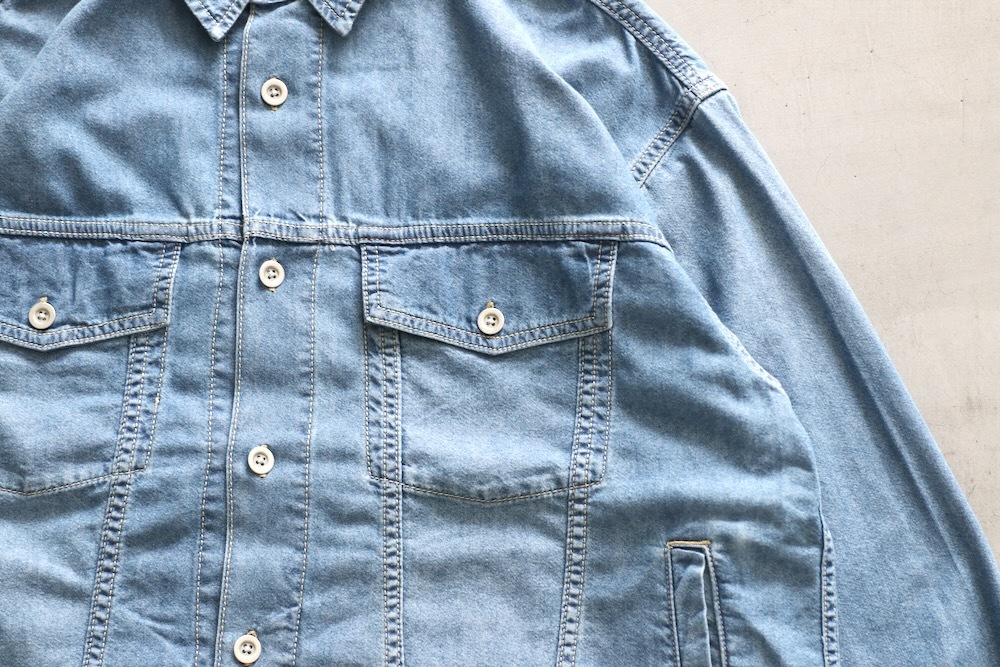 FreshService(�ե�å��奵���ӥ�) " N/C TECH DENIM TRUCKER SHIRT"