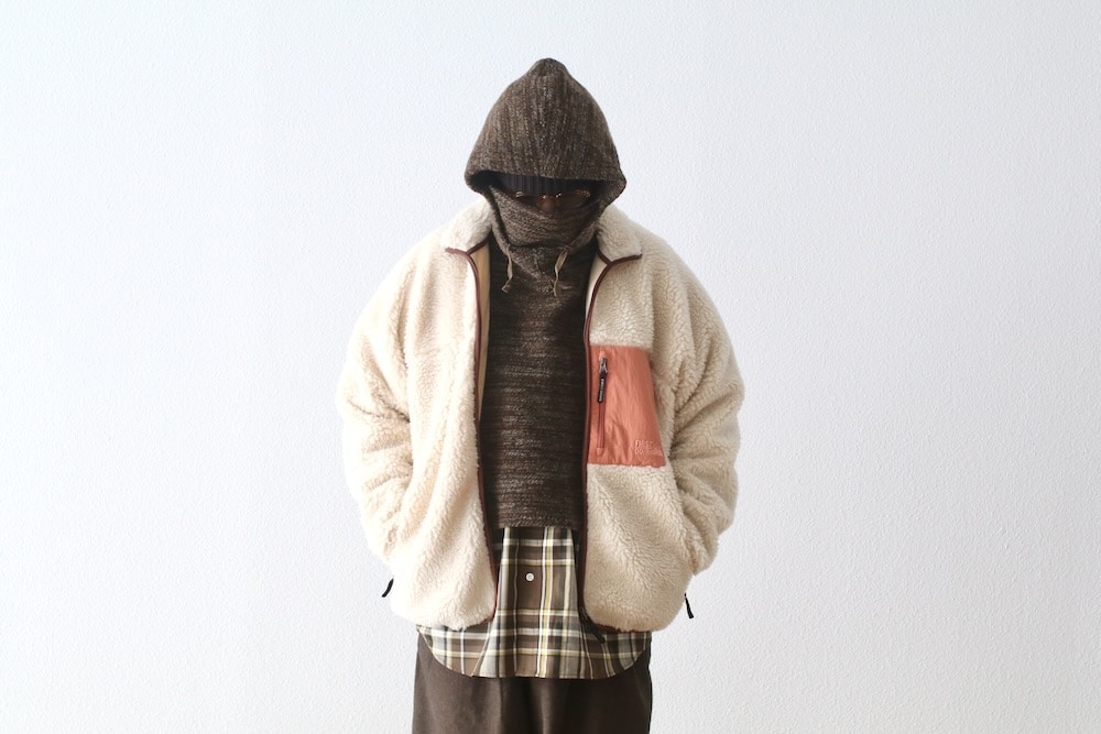 Engineered Garments (󥸥˥ɥ) Hooded Interliner - Poly Wool Melange Knit