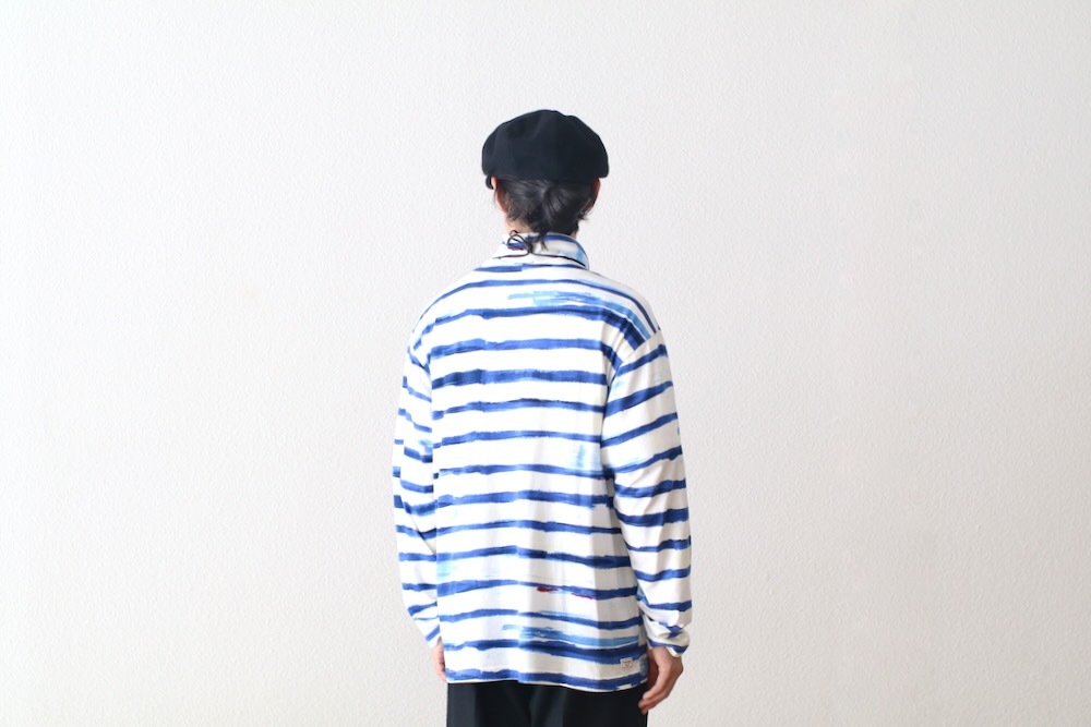 トップス PORTER CLASSIC ARTIST BORDER TURTLENECK Porter Classic(ポータークラシック) 