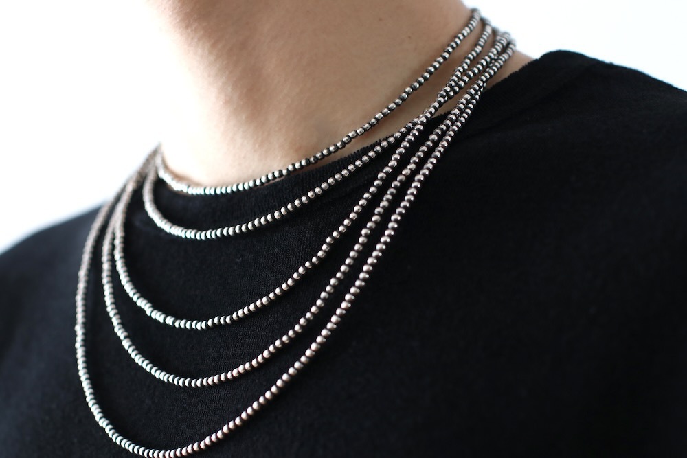 �ں����١�Indian Jewelry (����ǥ����� ���奨�꡼) "Navajo Pearls 3mm -ERICKA NICOLAS BEGAY-"