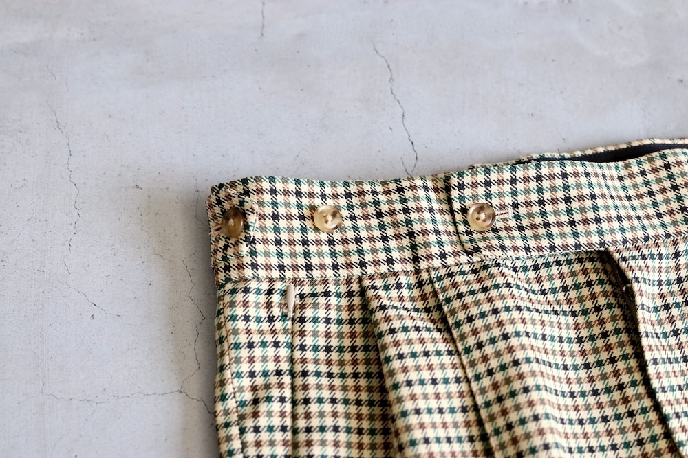 Needles(�ˡ��ɥ륺) "W.U. Tucked Side Tab Trouser - Poly Glen Plaid"