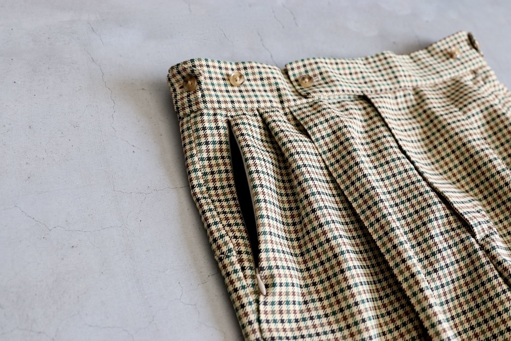 Needles(�ˡ��ɥ륺) "W.U. Tucked Side Tab Trouser - Poly Glen Plaid"