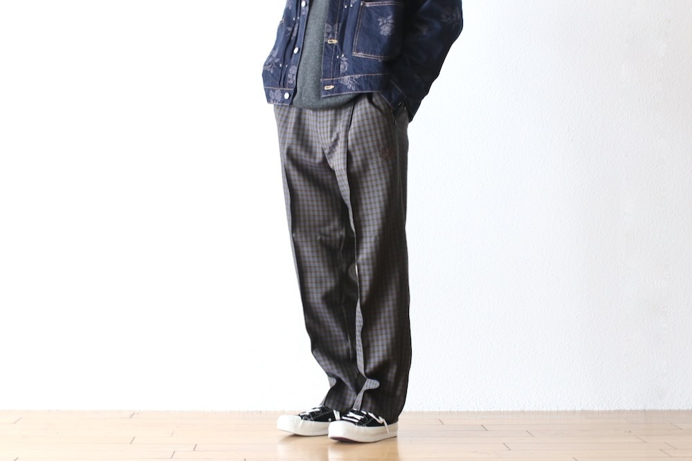Needles(�ˡ��ɥ륺) "W.U. Tucked Side Tab Trouser - Poly Glen Plaid"