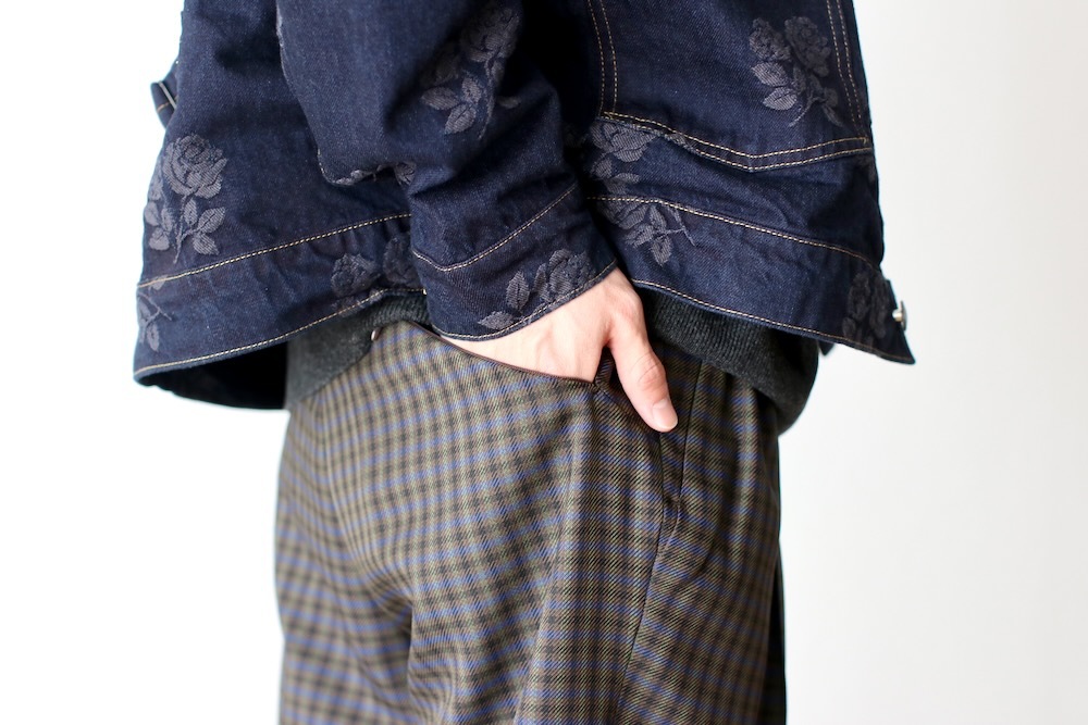Needles(�ˡ��ɥ륺) "W.U. Tucked Side Tab Trouser - Poly Glen Plaid"