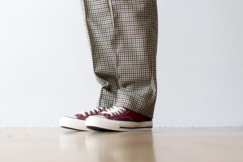 Needles(�ˡ��ɥ륺) "W.U. Tucked Side Tab Trouser - Poly Glen Plaid"