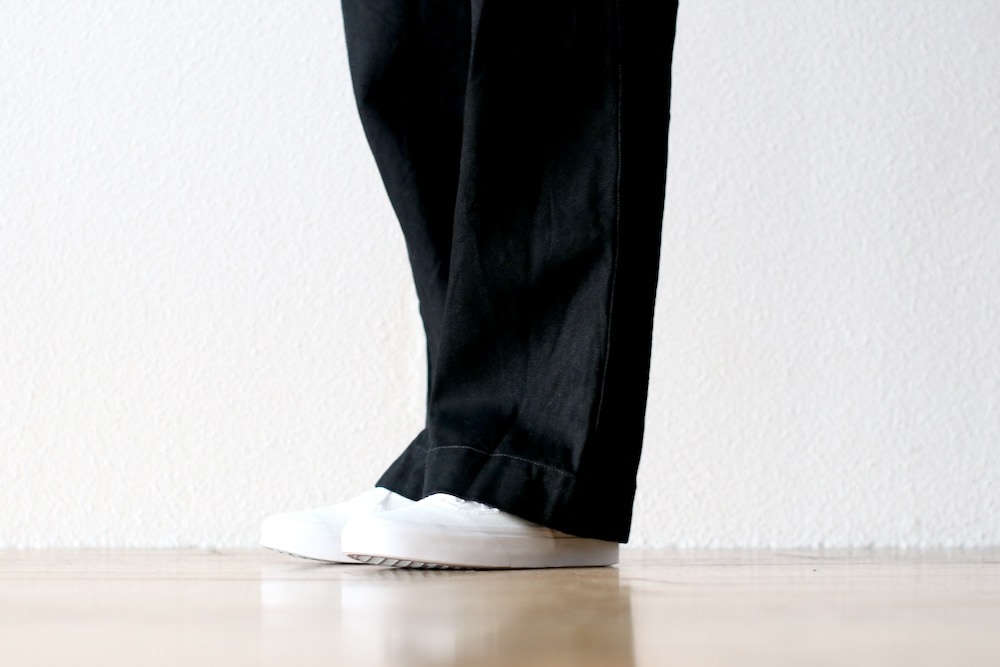 ��WOMEN'S��TOUJOURS�ʥȥ����塼�ˡ�Easy Field Trousers -13.5OZ. SELVAGE CLASSIC DENIM CLOTH(Black)��