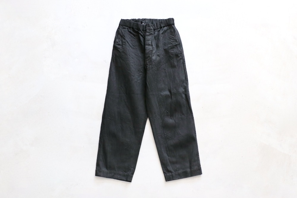 TOUJOURS トゥジュー ガーメントダイ ツイル イージー パンツ 1 WOMEN'S】TOUJOURS（トゥジュー）“Easy Trousers -WASHED COTTON