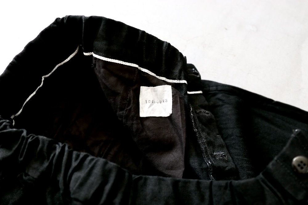 WOMEN'STOUJOURSʥȥ塼ˡEasy Field Trousers -13.5OZ. SELVAGE CLASSIC DENIM CLOTH(Black)