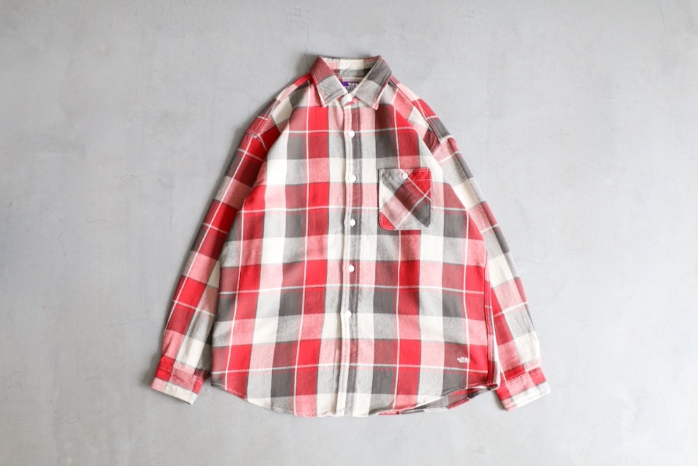 THE NORTH FACE PURPLE LABEL (�� �Ρ��� �ե����� �ѡ��ץ� �졼�٥�) "Flannel Plaid Field Shirt"
