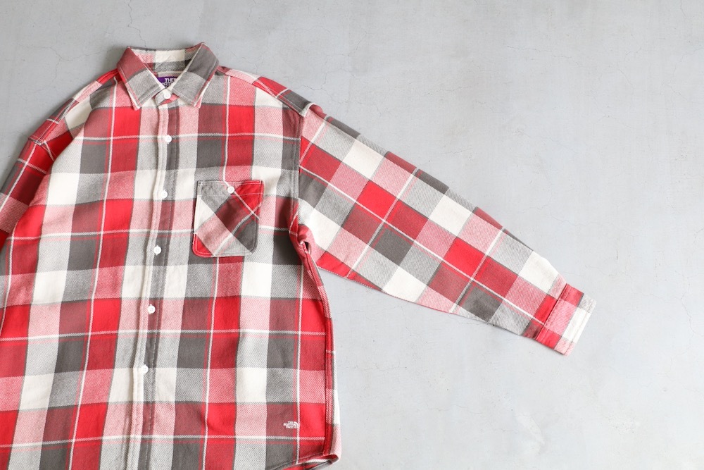THE NORTH FACE PURPLE LABEL (�� �Ρ��� �ե����� �ѡ��ץ� �졼�٥�) "Flannel Plaid Field Shirt"
