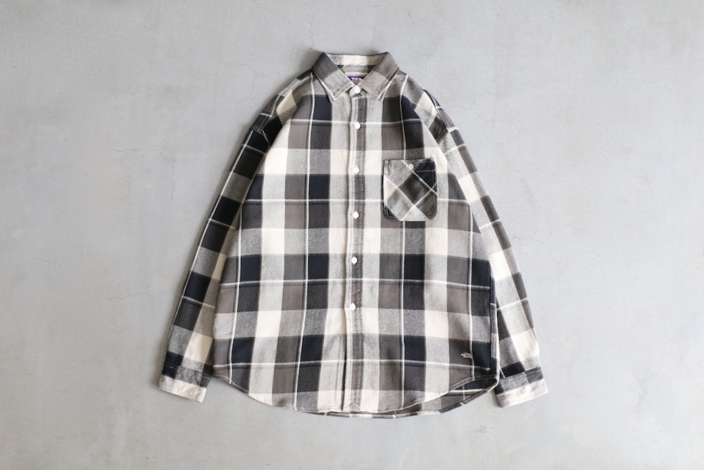 THE NORTH FACE PURPLE LABEL (�� �Ρ��� �ե����� �ѡ��ץ� �졼�٥�) "Flannel Plaid Field Shirt"