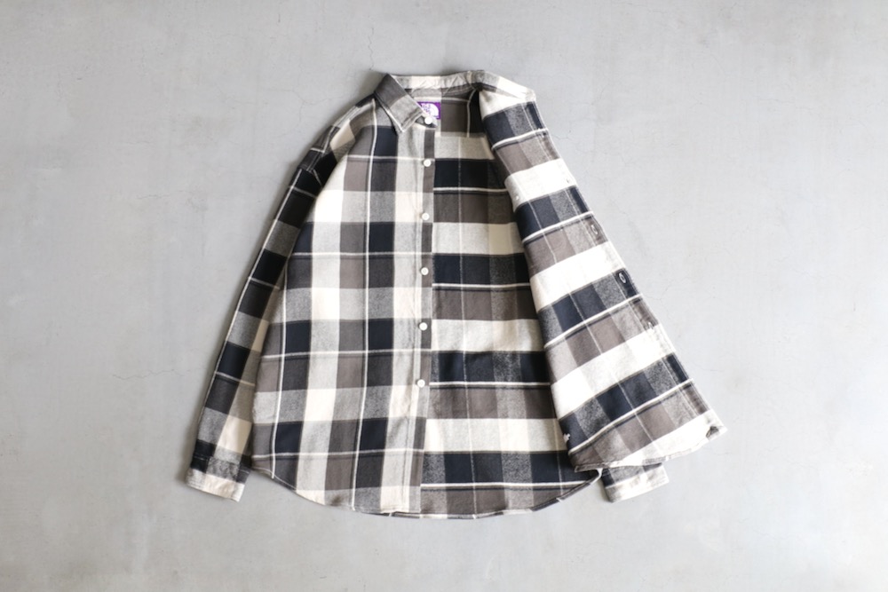 THE NORTH FACE PURPLE LABEL (�� �Ρ��� �ե����� �ѡ��ץ� �졼�٥�) "Flannel Plaid Field Shirt"