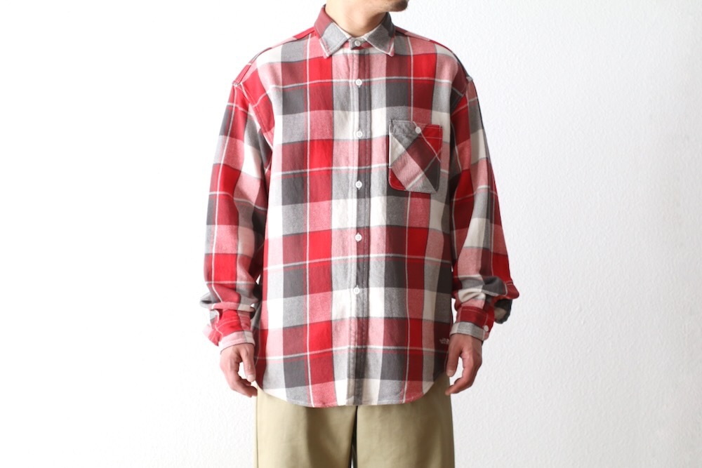 THE NORTH FACE PURPLE LABEL (�� �Ρ��� �ե����� �ѡ��ץ� �졼�٥�) "Flannel Plaid Field Shirt"