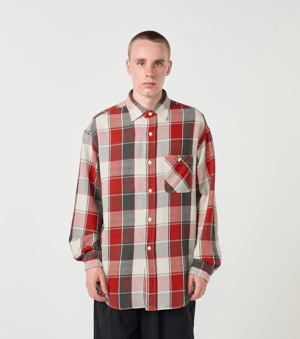 THE NORTH FACE PURPLE LABEL (�� �Ρ��� �ե����� �ѡ��ץ� �졼�٥�) "Flannel Plaid Field Shirt"