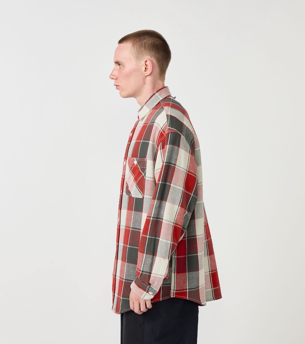 THE NORTH FACE PURPLE LABEL (�� �Ρ��� �ե����� �ѡ��ץ� �졼�٥�) "Flannel Plaid Field Shirt"