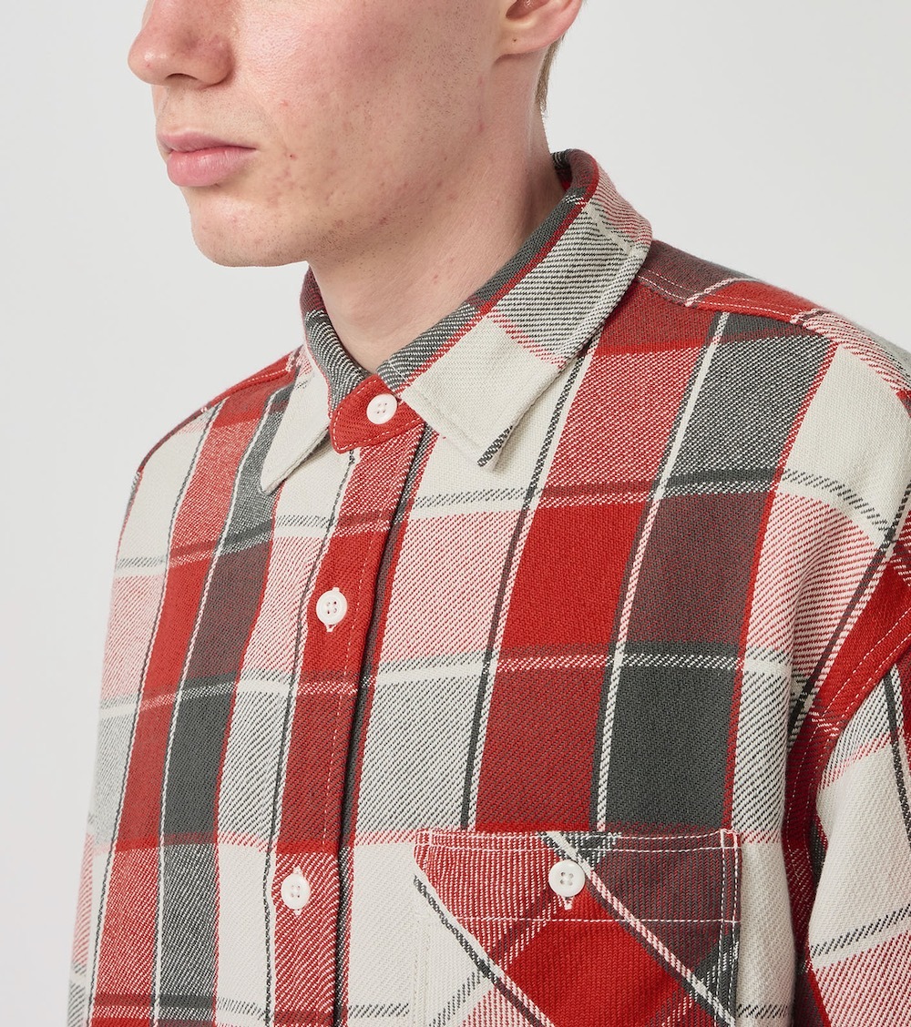 THE NORTH FACE PURPLE LABEL (�� �Ρ��� �ե����� �ѡ��ץ� �졼�٥�) "Flannel Plaid Field Shirt"