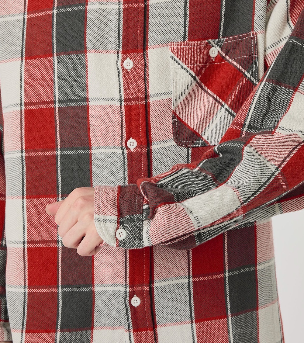 THE NORTH FACE PURPLE LABEL (�� �Ρ��� �ե����� �ѡ��ץ� �졼�٥�) "Flannel Plaid Field Shirt"