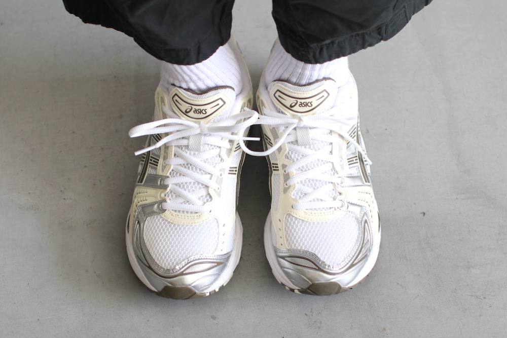 ASICS (�����å���) "GEL-KAYANO 14 WHITE/IVORY"
