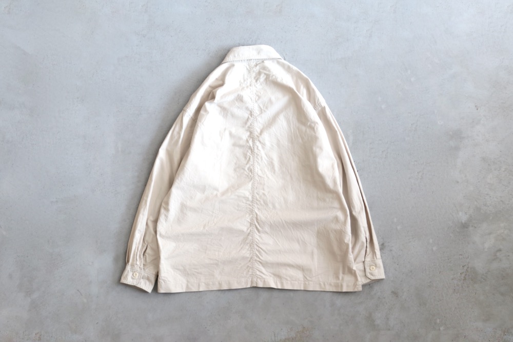 ts(s) (�ƥ�����������) "Military Shirt Jacket -Smoky Color Cotton Oxford Cloth"