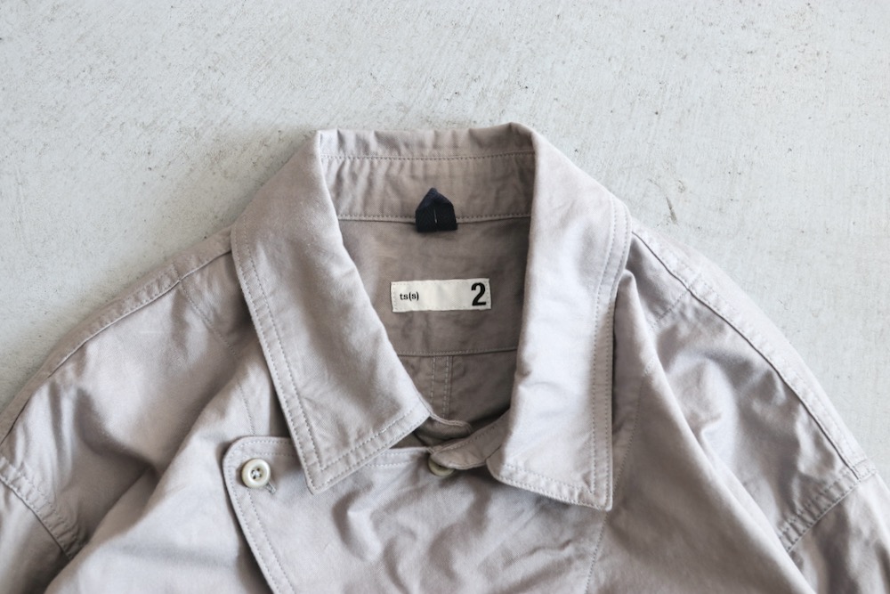 ts(s) (�ƥ�����������) "Military Shirt Jacket -Smoky Color Cotton Oxford Cloth"