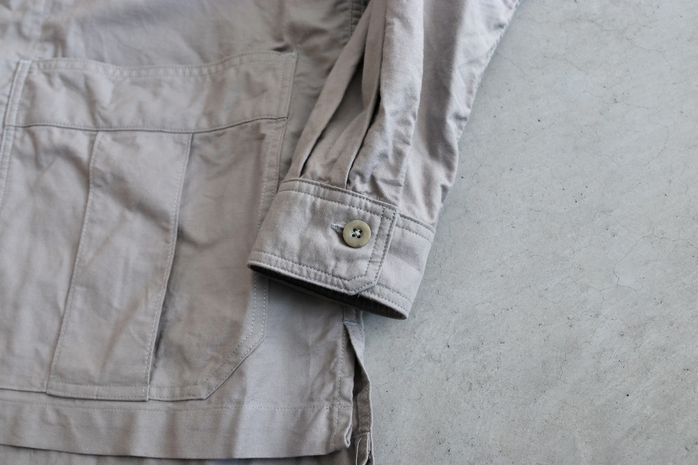 ts(s) (�ƥ�����������) "Military Shirt Jacket -Smoky Color Cotton Oxford Cloth"