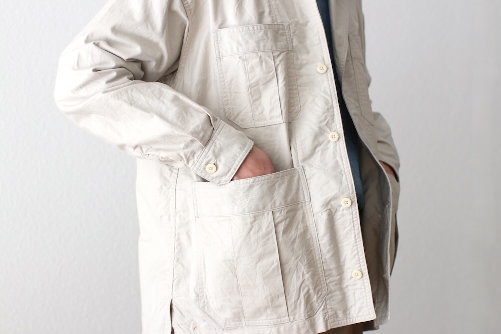 ts(s) (�ƥ�����������) "Military Shirt Jacket -Smoky Color Cotton Oxford Cloth"