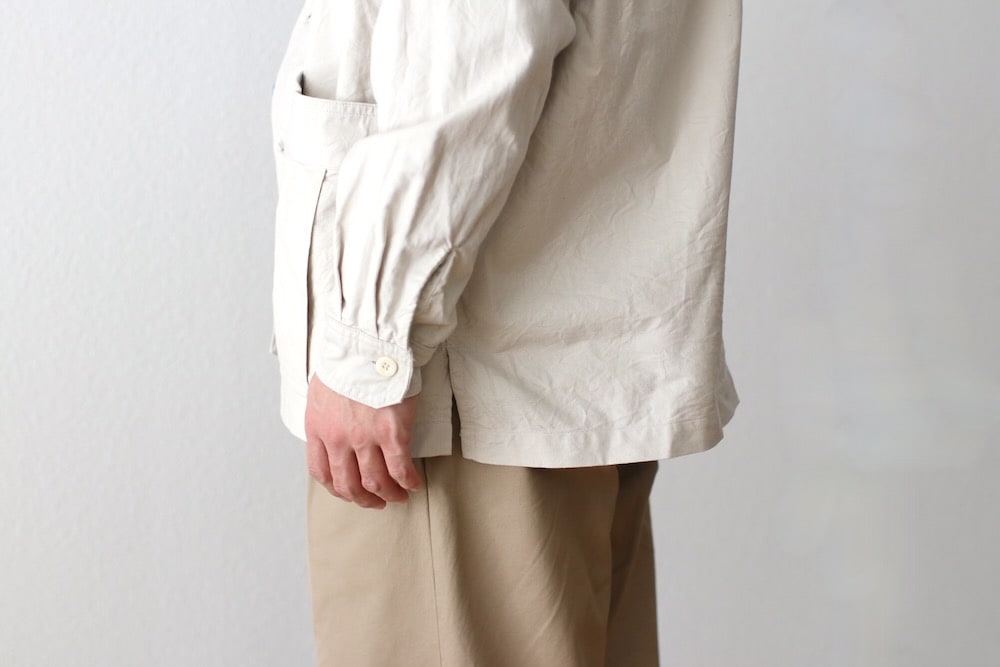 ts(s) (�ƥ�����������) "Military Shirt Jacket -Smoky Color Cotton Oxford Cloth"