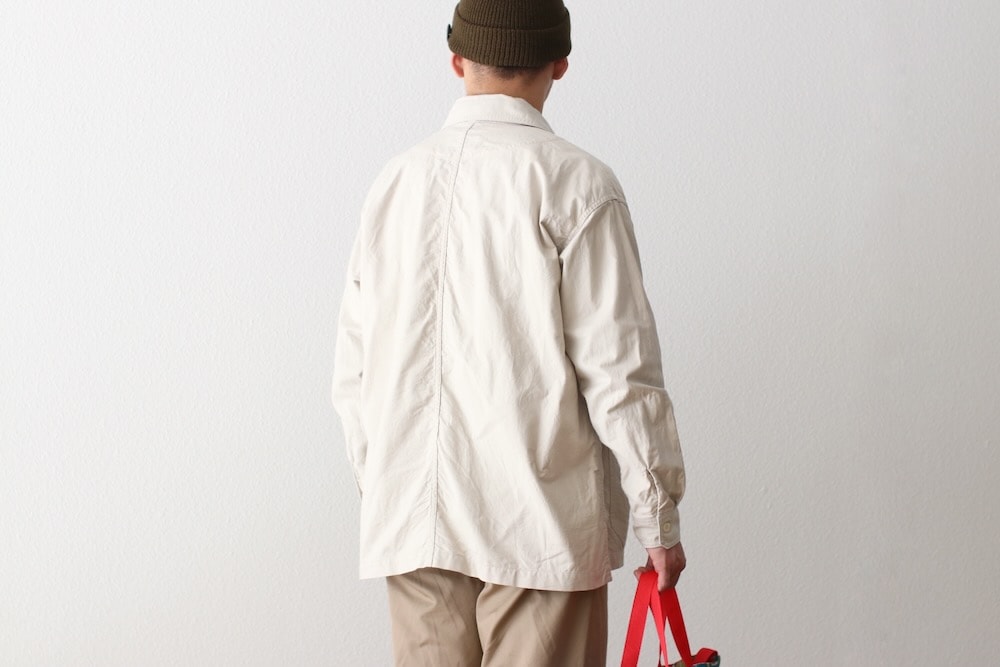 ts(s) (�ƥ�����������) "Military Shirt Jacket -Smoky Color Cotton Oxford Cloth"