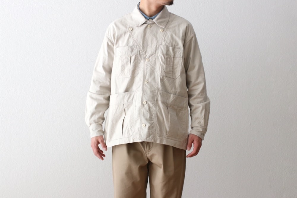ts(s) (�ƥ�����������) "Military Shirt Jacket -Smoky Color Cotton Oxford Cloth"