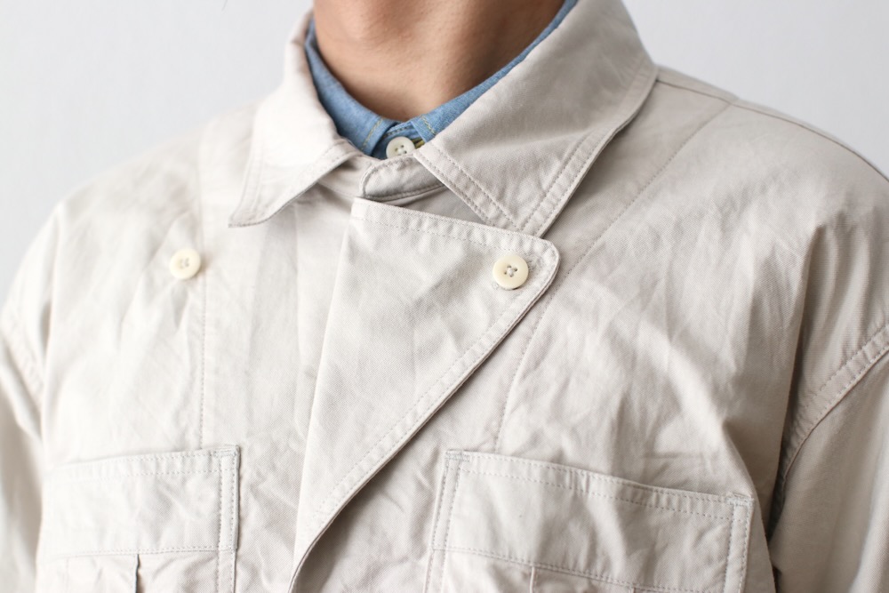 ts(s) (�ƥ�����������) "Military Shirt Jacket -Smoky Color Cotton Oxford Cloth"