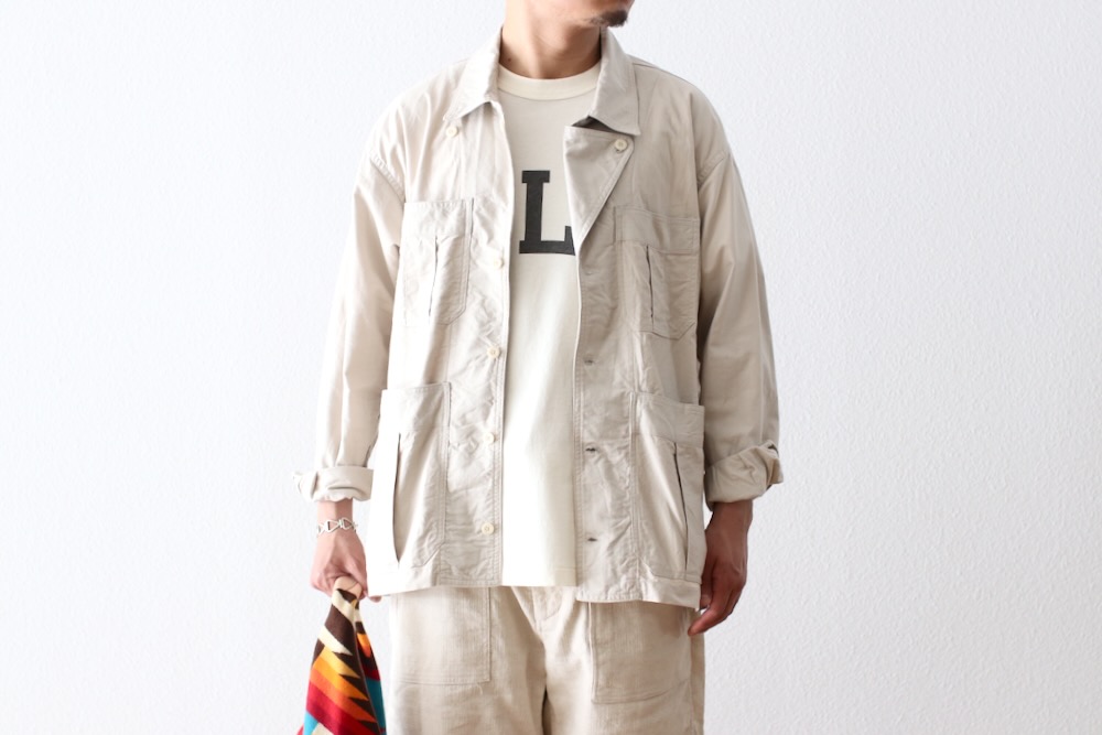 ts(s) (�ƥ�����������) "Military Shirt Jacket -Smoky Color Cotton Oxford Cloth"
