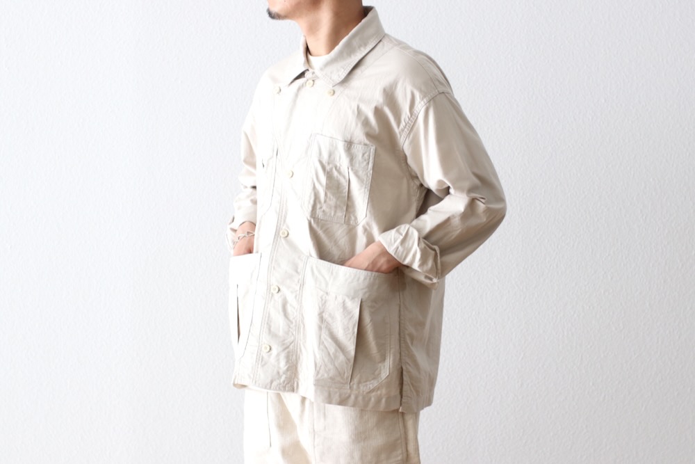 ts(s) (�ƥ�����������) "Military Shirt Jacket -Smoky Color Cotton Oxford Cloth"