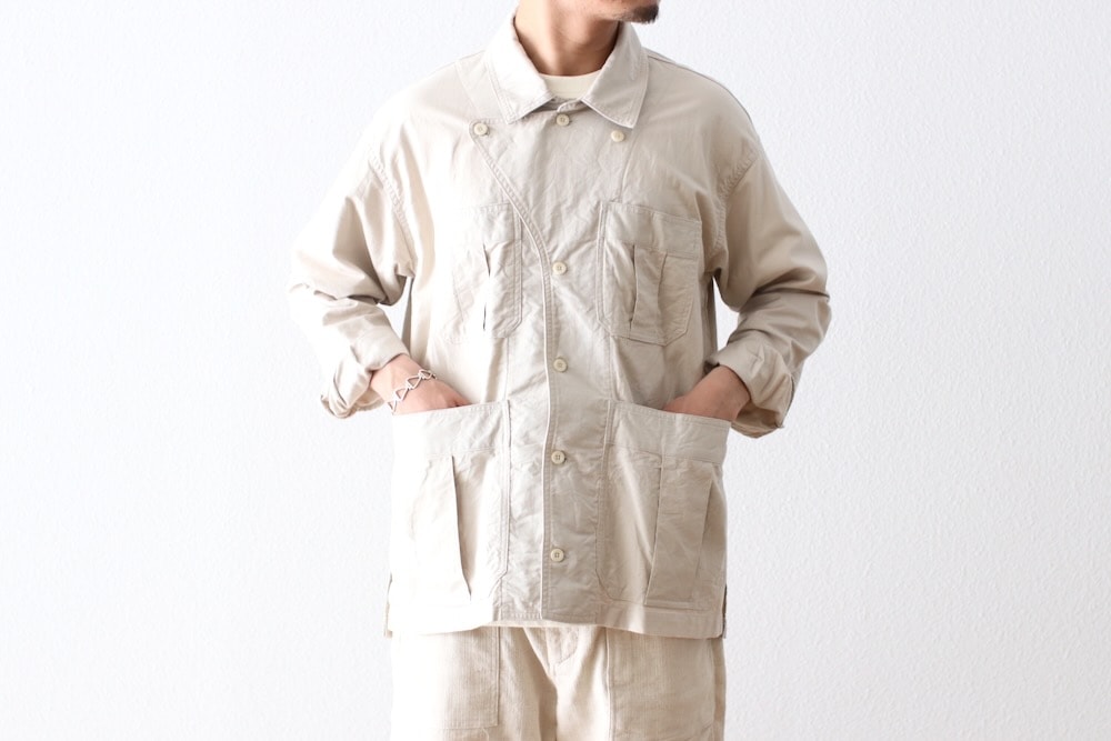 ts(s) (�ƥ�����������) "Military Shirt Jacket -Smoky Color Cotton Oxford Cloth"