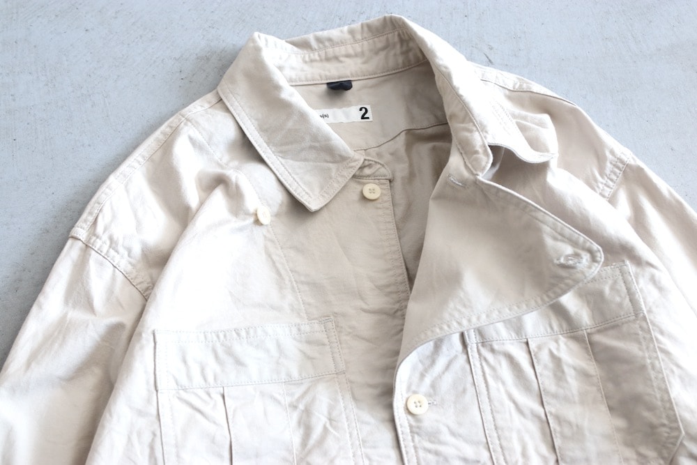 ts(s) (�ƥ�����������) "Military Shirt Jacket -Smoky Color Cotton Oxford Cloth"