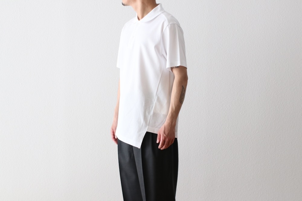 COMME des GARCONS SHIRT(���� �� ����륽�� �����) "Bias Cotton Pique Jersey Plain S/S Polo FO-T017-051"
