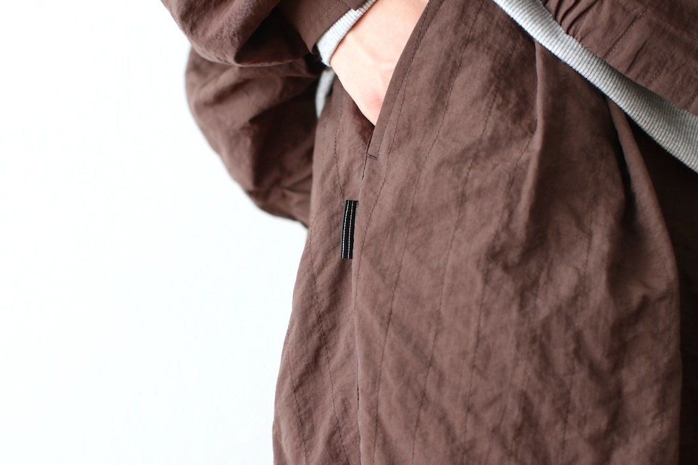 S.F.C(�������ե���) "NEW WIDE TWO TUCK PANTS (STITCHED NYLON)"