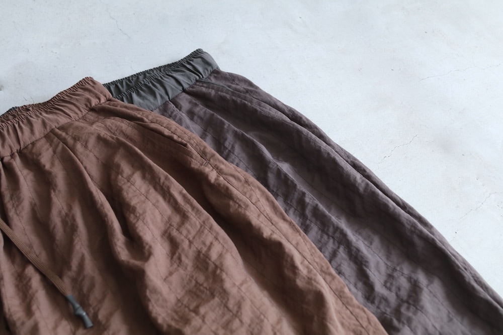 S.F.C(�������ե���) "NEW WIDE TWO TUCK PANTS (STITCHED NYLON)"